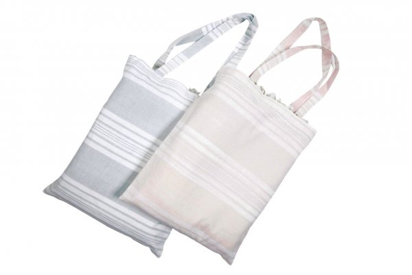 Ręcznik TERRY - jasnoróżowy z torbą | dodatki |