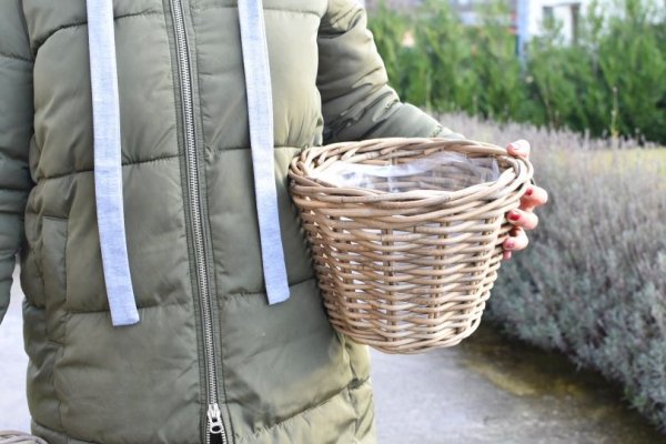 Kosz/Doniczka rattanowa bez uchwytów - D29cm,H20cm, | koszyki-kosze-wianki |