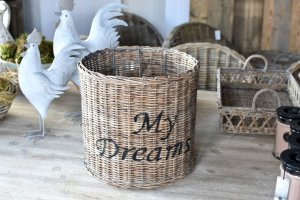 Abażur rattanowy My Dreams - średnica 32cm, | lampy-zyrandole-abazury |