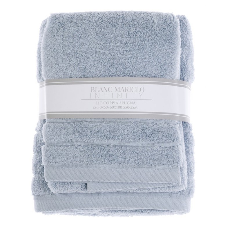 Komplet ręczników - jasnoniebieski | dodatki |