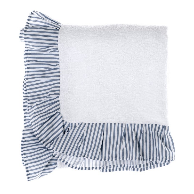 Ręcznik plażowy - biały 80/190 | dodatki |