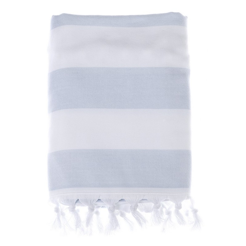 Ręcznik plażowy biało-niebieski 100/170... | dodatki |