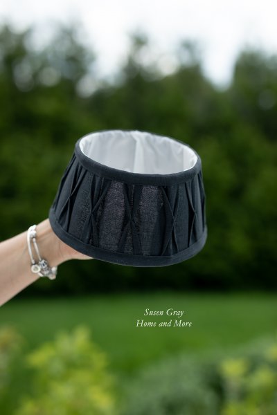 Abażur marszczony D20cm, | lampy-zyrandole-abazury |