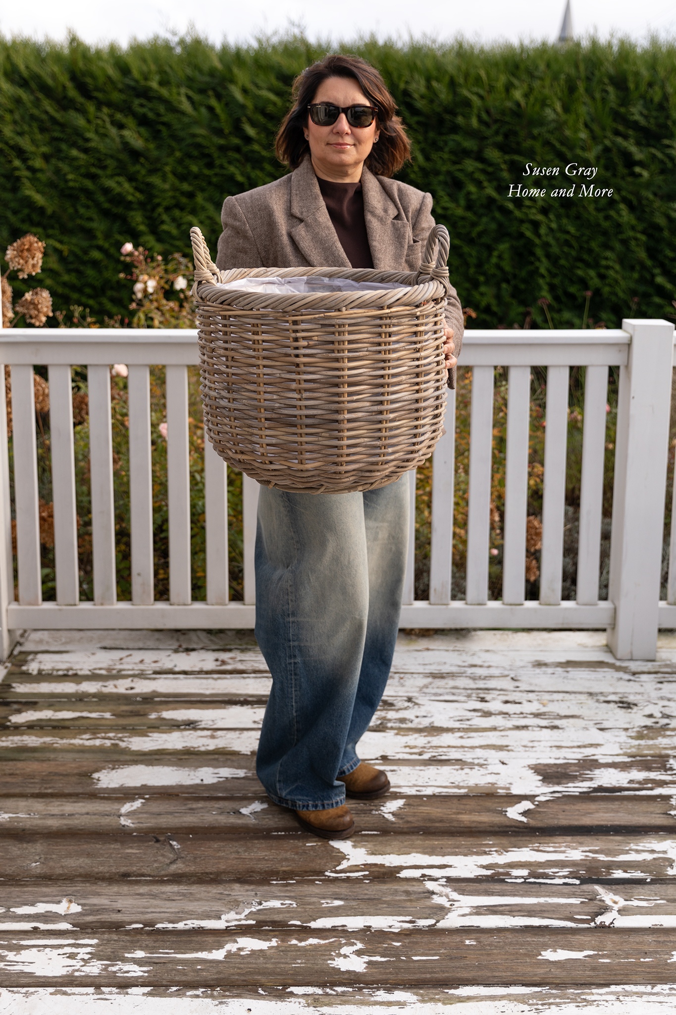 Kosz rattanowy z rączkami III Kosz rattanowy z rączkami III | koszyki-kosze-wianki |