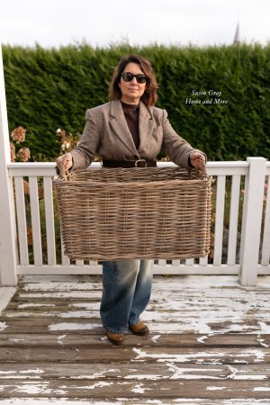 Kosz rattanowy na drewno I Kosz rattanowy na drewno I | koszyki-kosze-wianki |