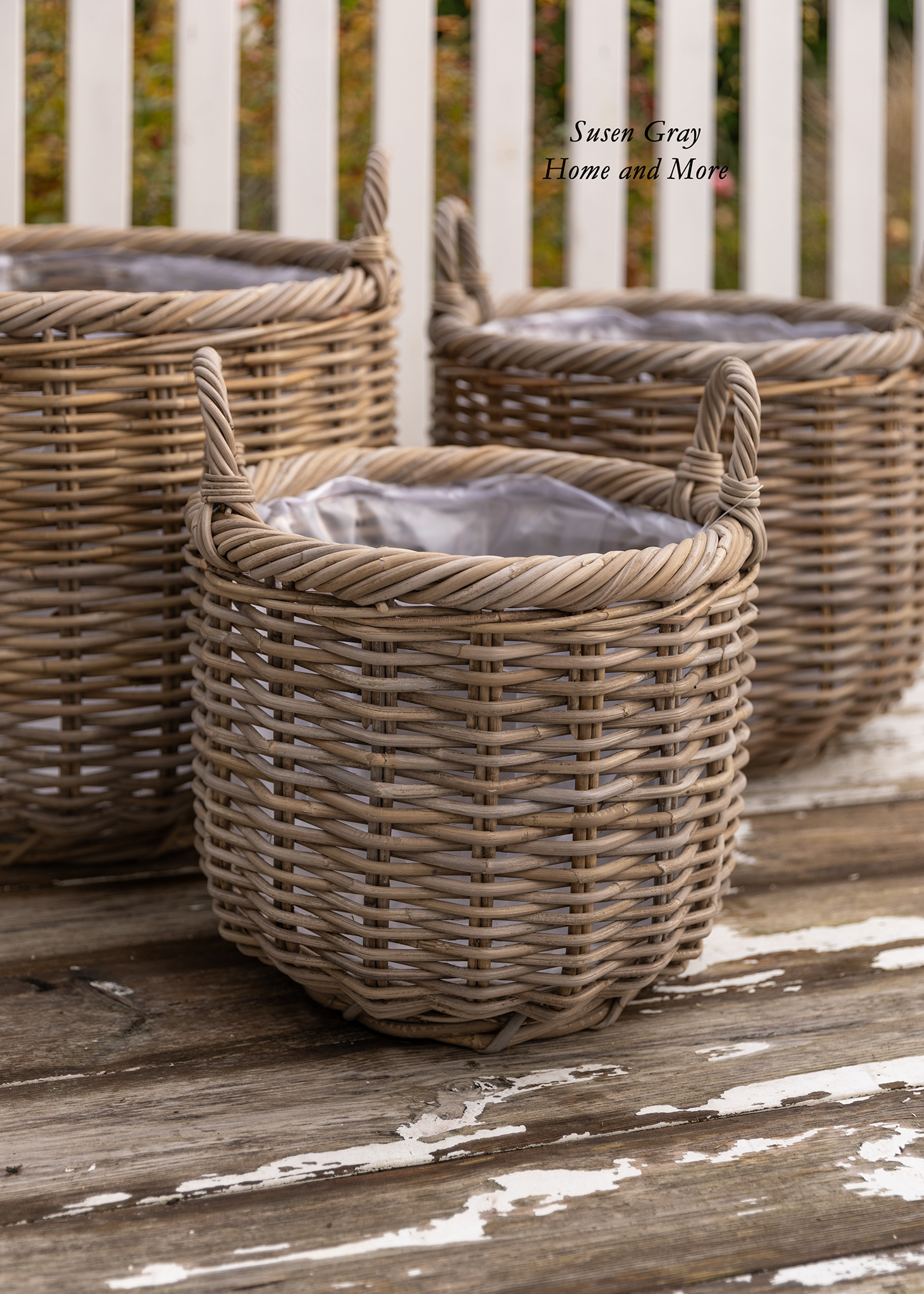 Kosz rattanowy z rączkami III Kosz rattanowy z rączkami III | koszyki-kosze-wianki |