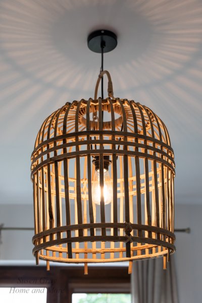 Lampa "Bamboo" jasnobrązowa - mała | lampy-zyrandole-abazury |