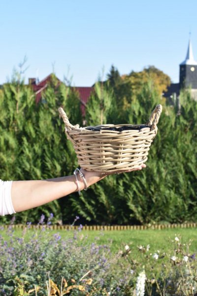 Koszyczek okrągły z uchwytami | koszyki-kosze-wianki |