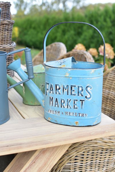 Konewka "Farmers Market" - niebieska | dodatki |
