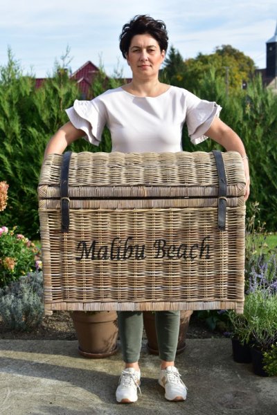 Kufer rattanowy "Malibu Beach" | koszyki-kosze-wianki |